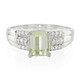 Canary Kunzite Silver Ring