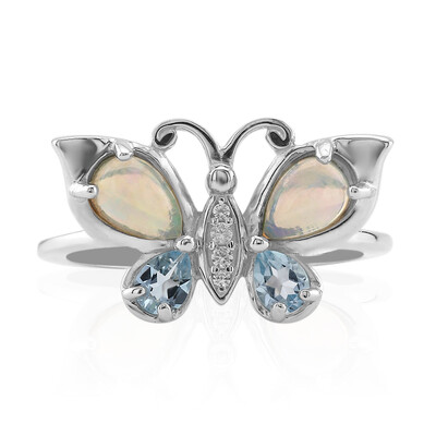 Welo Opal Silver Ring