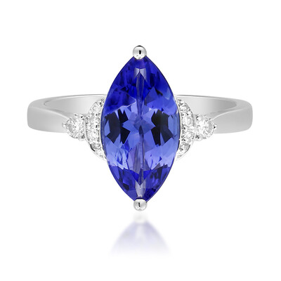 14K Unheated Tanzanite Gold Ring (CIRARI)