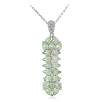Paraiba Tourmaline Silver Necklace