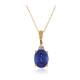 18K AAA Tanzanite Gold Necklace (CIRARI)