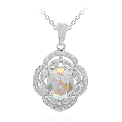 Moonlight Topaz Silver Necklace