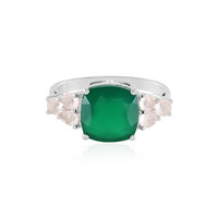 Green Onyx Silver Ring