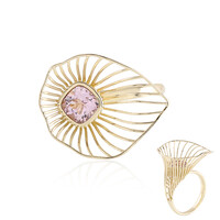 9K AAA Kunzite Gold Ring (Ornaments by de Melo)
