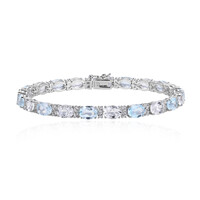 Sky Blue Topaz Silver Bracelet