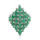Brazilian Emerald Silver Ring