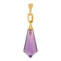 9K Amethyst Gold Pendant