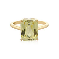 9K Canary Kunzite Gold Ring