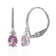 14K Pink Sapphire Gold Earrings (CIRARI)