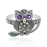 Amethyst Silver Ring