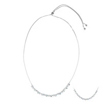 Sky Blue Topaz Silver Necklace