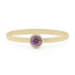 9K Pink Sapphire Gold Ring