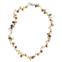 Freshwater pearl Silver Necklace (TPC)