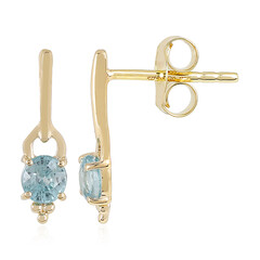 9K Ratanakiri Zircon Gold Earrings (La Revelle)