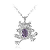 Bolivian Amethyst Silver Necklace