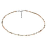 Kangeyam Moonstone Silver Necklace