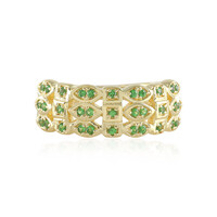 Tanzanian Tsavorite Silver Ring