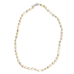 Freshwater pearl Silver Necklace (TPC)