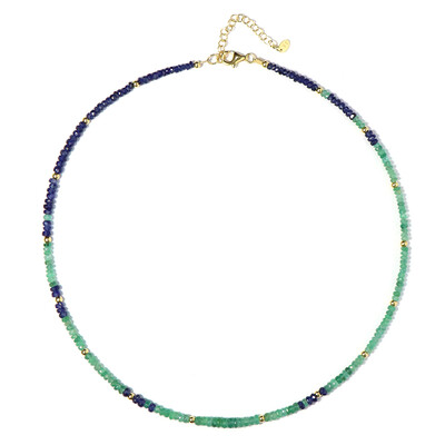 Zambian Emerald Silver Necklace