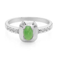 Imperial Chrysoprase Silver Ring