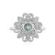 Blue Apatite Silver Ring
