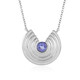 Tanzanite Silver Necklace (de Melo)