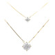 9K Zircon Gold Necklace (de Melo)