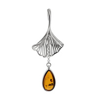 Baltic Amber Silver Pendant