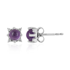 Amethyst Silver Earrings