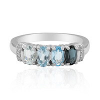 London Blue Topaz Silver Ring