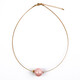 Angelskin Opal Stainless Steel Necklace