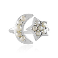 Silver Freshwater Pearl Silver Ring