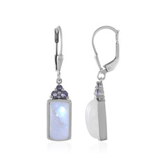 Blue Moonstone Silver Earrings (KM by Juwelo)
