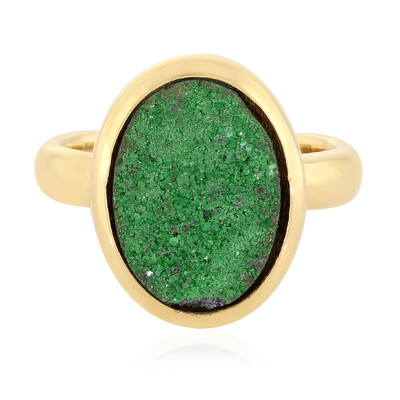 Uvarovite Silver Ring