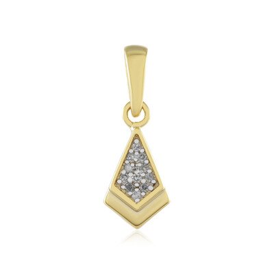 I2 (I) Diamond Silver Pendant