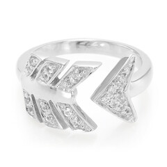 White Sapphire Silver Ring