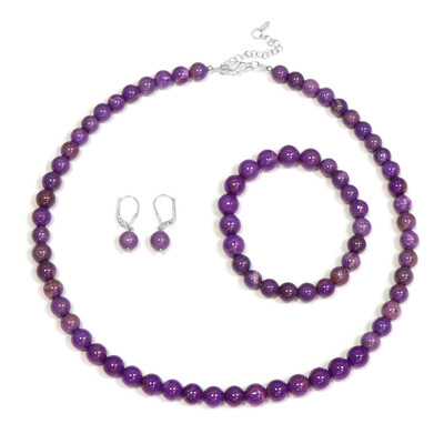 Phosphosiderite Silver Set
