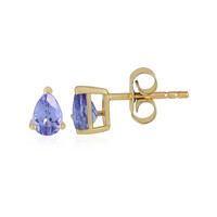 9K AAA Tanzanite Gold Earrings