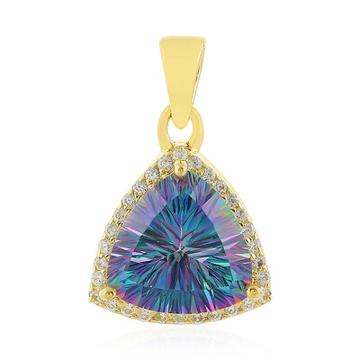 Morning Dew Topaz Silver Pendant