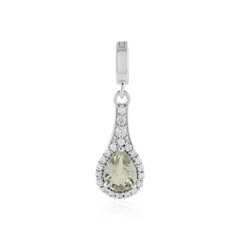 Merelani Mint Garnet Silver Pendant