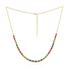 Madagascar Ruby Silver Necklace