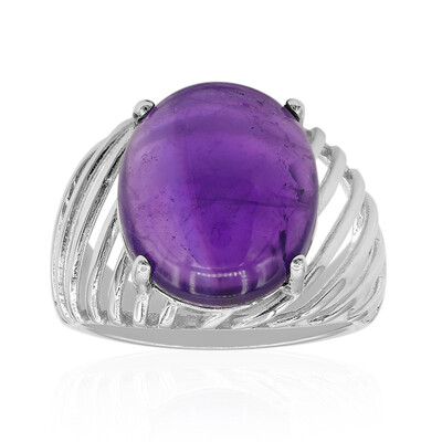 Amethyst Silver Ring
