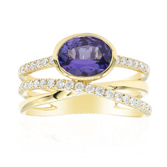 14K AAA Tanzanite Gold Ring (CIRARI)