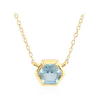 Sky Blue Topaz Silver Necklace