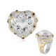 White Quartz Silver Ring (Gems en Vogue)
