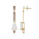 9K Welo Opal Gold Earrings (de Melo)