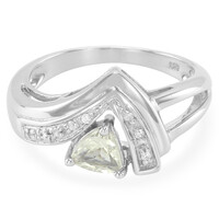 Yellow Scapolite Silver Ring