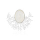 Mother of Pearl Silver Pendant (MONOSONO COLLECTION)
