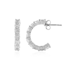 Zircon Silver Earrings