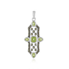Peridot Silver Pendant